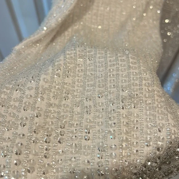 ASOS White Sequin Blazer and Pants Set - Picture 7 of 7